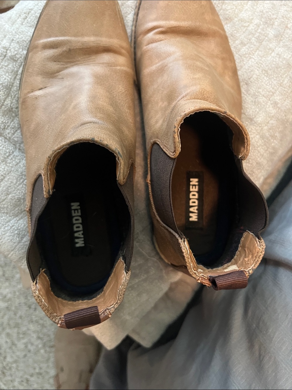 Men's Brown Chelsea Boots - Classic Slip-On Ankle Boots - Picture 2 of 7